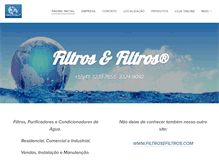Tablet Screenshot of filtrosefiltros.com.br